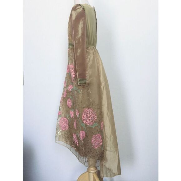 NEW Disney Girls 7/8 Maleficent Aurora Costume - Picture 3 of 5